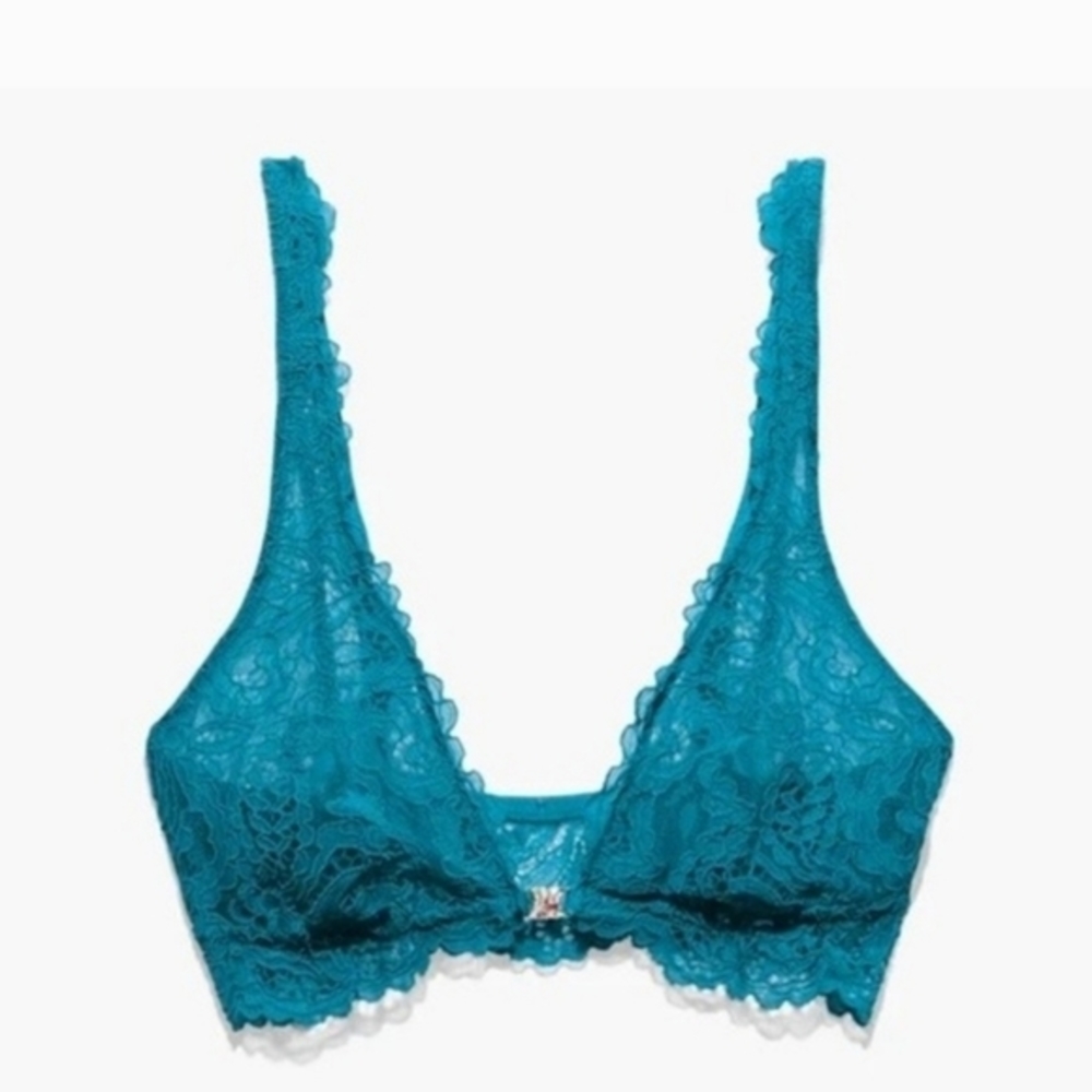 NWOT SavageX Romantic Corded Lace‎ Front Closure Bralette